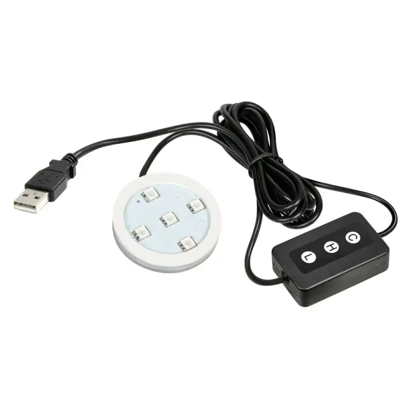 Super ofertă Baza LED USB pentru odorizant Trucky cu 7 culori si dimmer