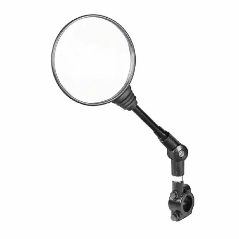 Livrare rapidă Oglindă retrovizoare moto cu prindere pe ghidon 22 mm, reglabilă, neagră