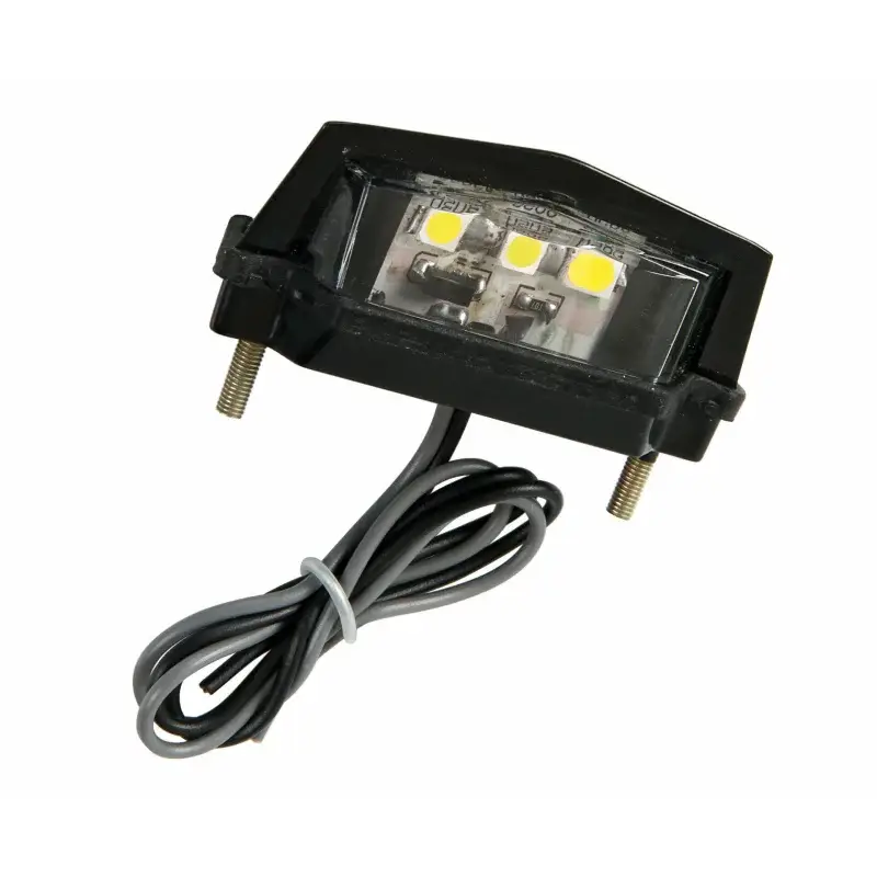 Lampa LED pentru iluminare numar inmatriculare 3 SMD 12V alba Super ofertă