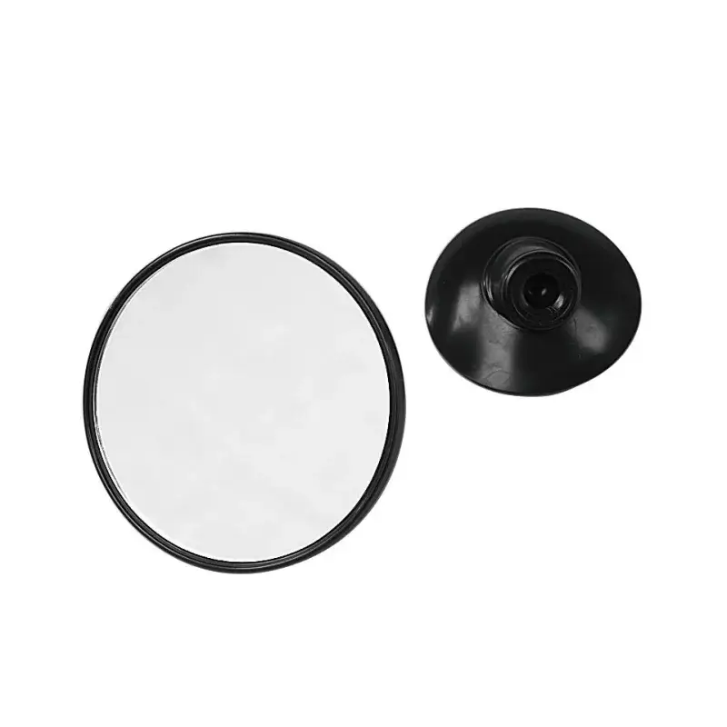 Oglindă interioară panoramică rotundă cu ventuză, diametru 80 mm Livrare rapidă
