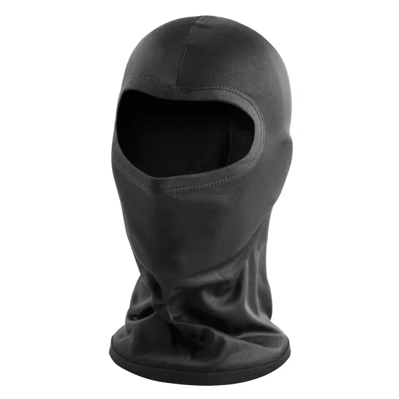 Cagulă moto balaclava unisex din poliester tip mătase, universală, neagră Comandă acum