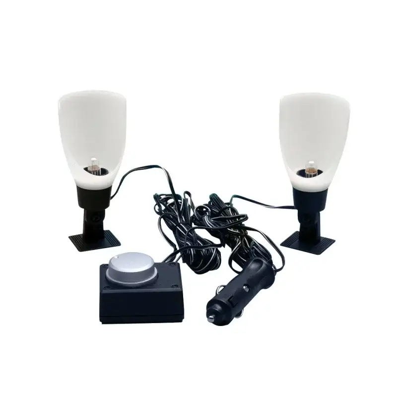 Cel mai vândut Set lămpi iluminat interior auto Moon-Lite 12V, cu variator, 2 buc