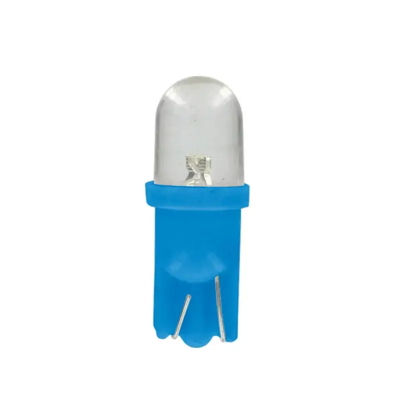 Set 2 becuri LED T10 12V albastre focalizate pentru interior auto Ofertă