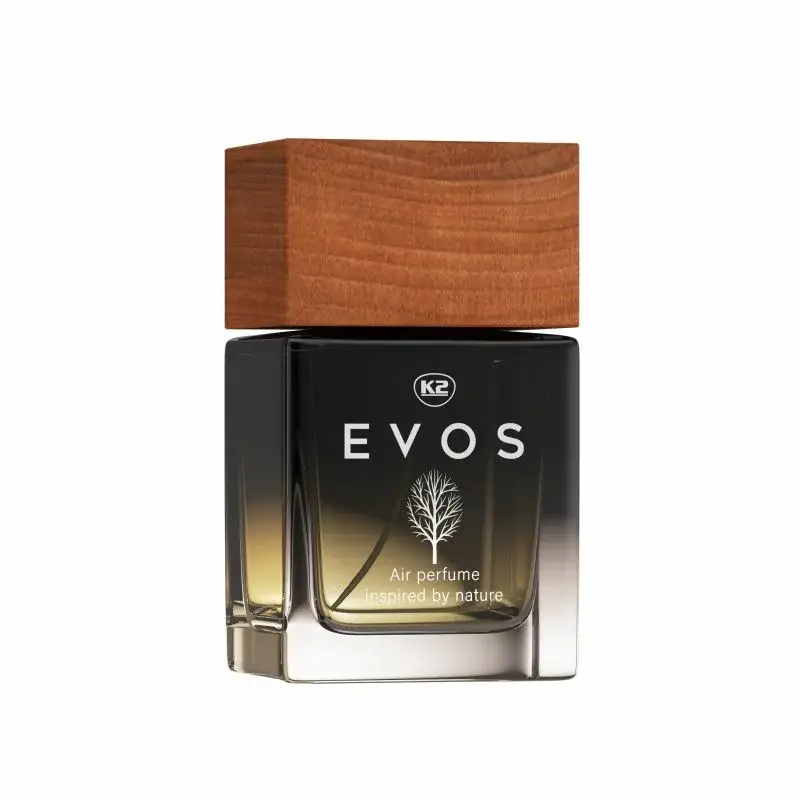 Odorizant auto K2 Evos Unicorn 50 ml, parfum fructat-floral cu capac din lemn Reducere de preț