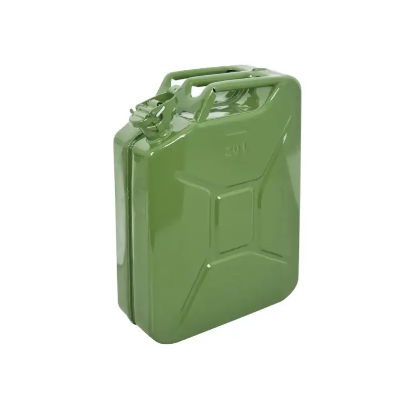 Canistră metalică pentru combustibil Carpoint 20L, etanșă, verde Ultima șansă