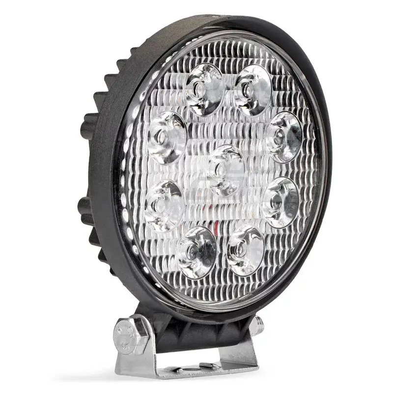 Proiector LED rotund din metal 27W, 2160 lm, 9/36V, Amio Chilipir