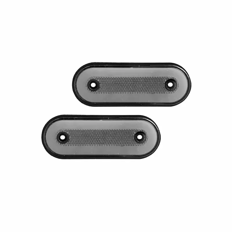 Lampa gabarit LED ovală cu catadioptru 12/24V, albă, set 2 buc Nu rata
