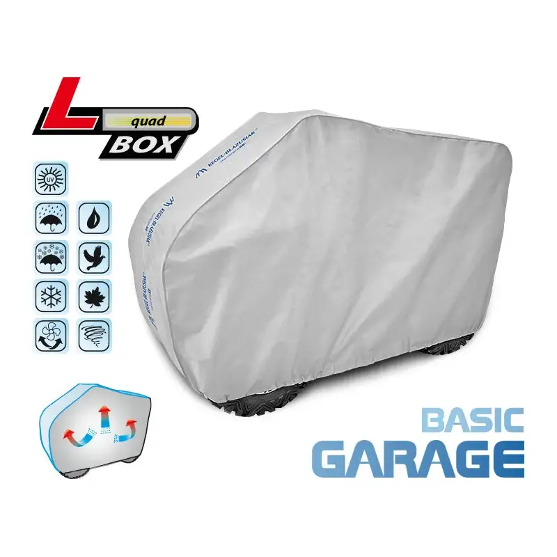 Bestseller Prelată ATV Basic Garage L pentru Quad cu Box, protecție exterior