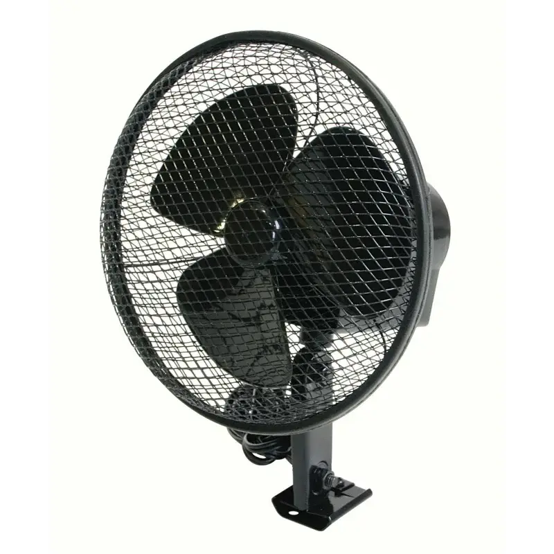 Ventilator auto oscilant Jumbo 24V din metal, Ø 15 cm, Lampa Transport gratuit