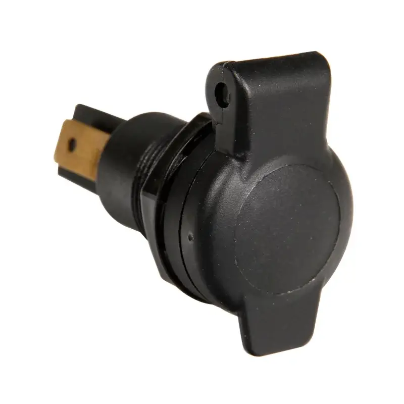 Priza auto incorporabila DIN 12/24V 16A cu capac de protectie Lampa Bestseller