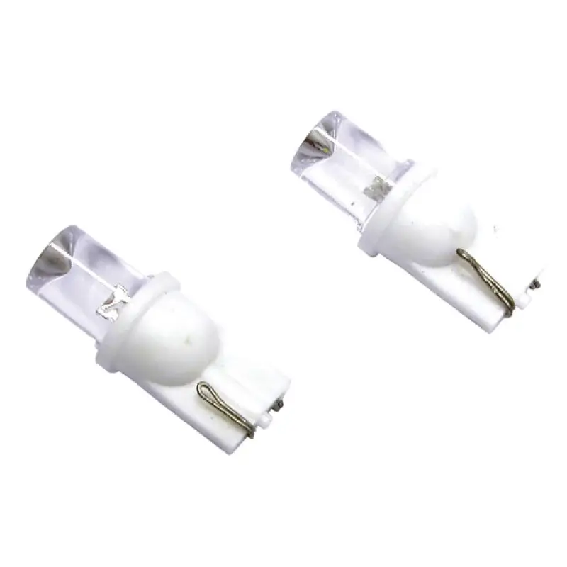 Set 2 becuri LED auto T10 12V 5W, lumină albă dispersată Carpoint Premium