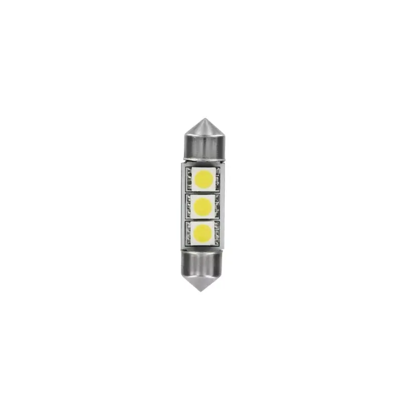 Bec LED sofit SV8.5-8 10x36mm 24/28V, 3 SMD, alb rece, set 2 bucăți Vezi acum