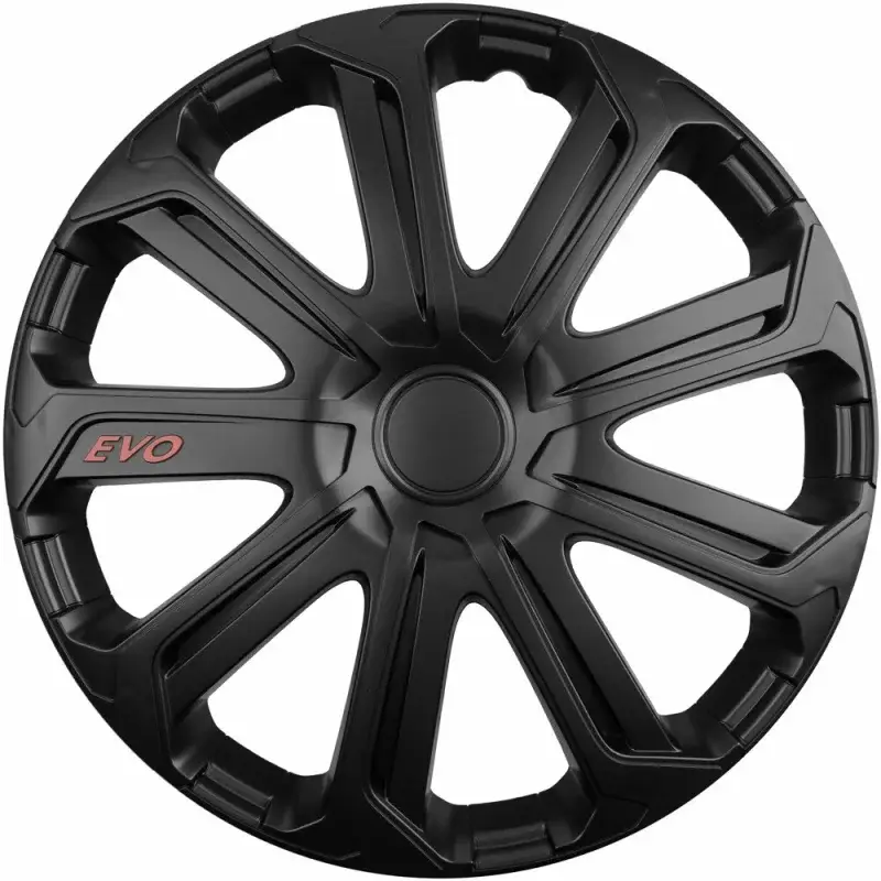 Ofertă Set 4 capace roți auto Cridem Evo, negre, 14 inch, din ABS rezistent