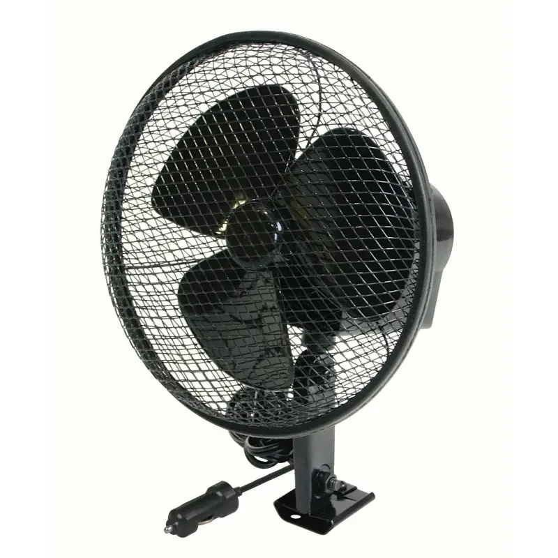 Doar azi Ventilator auto oscilant din metal 12V, diametru 15 cm, Jumbo