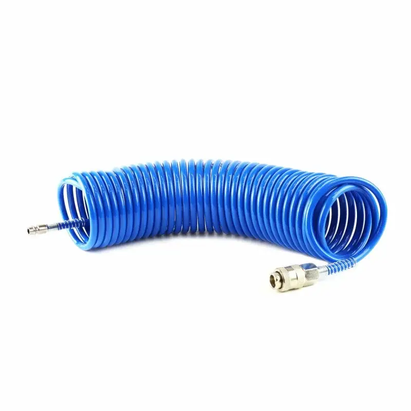 Furtun aer spiralat Amio 5x8 mm, 10 m, pentru scule pneumatice Expediere rapidă