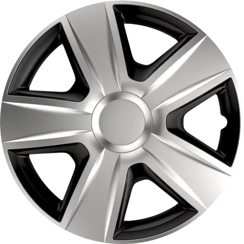 Capace roti auto 15 inch Esprit BC, set 4 buc, argintiu/negru Reducere specială