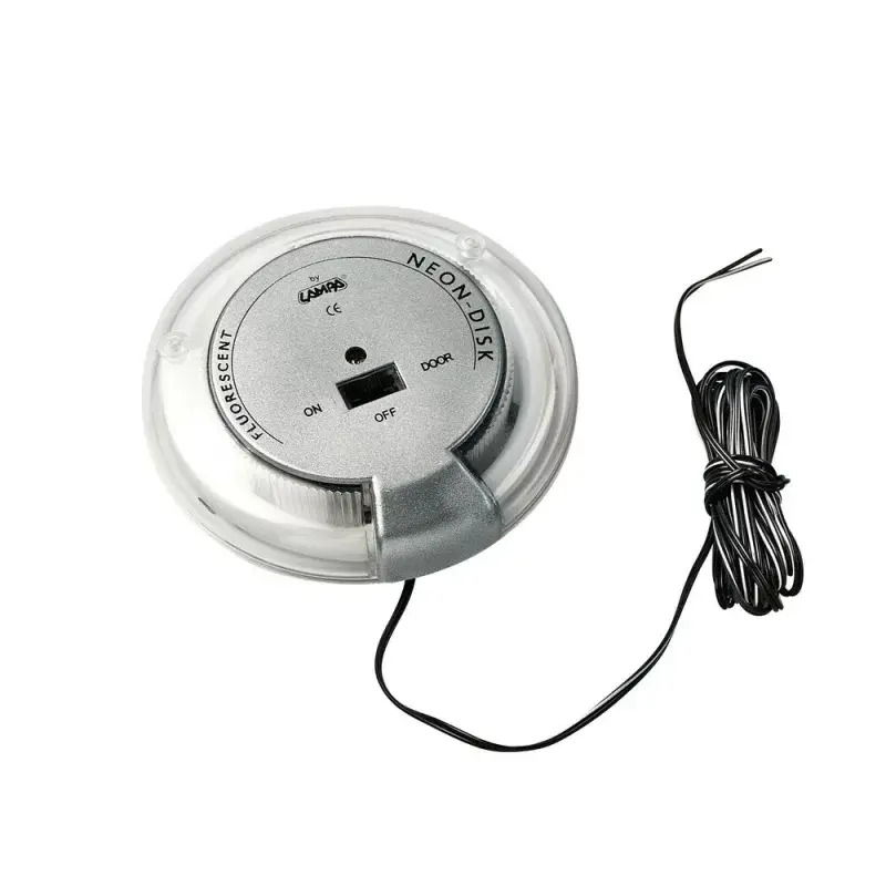 Comandă acum Plafoniera auto Neon-Disk 12V rosie, diametru 160 mm