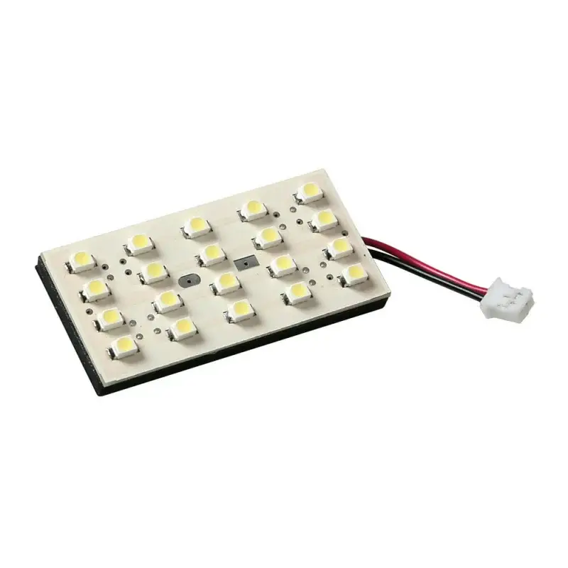 Disponibil imediat Panou LED SMD auto 24V albastru, 20 LED-uri, 35x50 mm