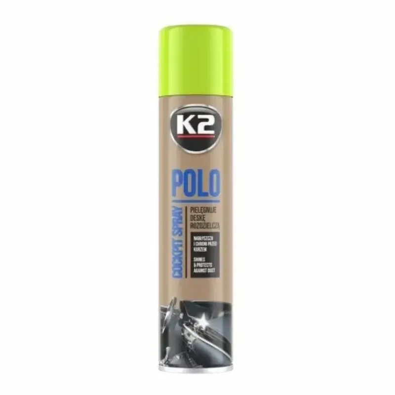 Cumpără online Spray silicon pentru bord K2 Polo 300 ml, parfum mar verde