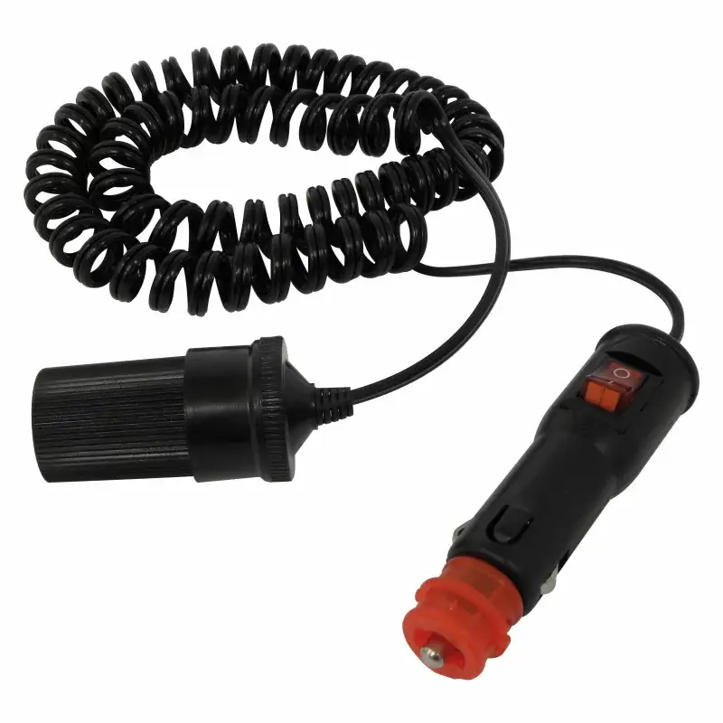 Prelungitor priză brichetă auto 3 m, 12-24V, cu întrerupător, Carpoint Retur ușor