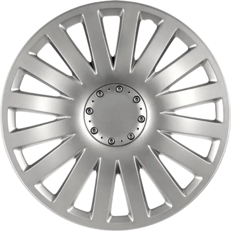 Set 4 capace roti auto Smart 15 inch, argintii, din ABS rezistent Reducere specială
