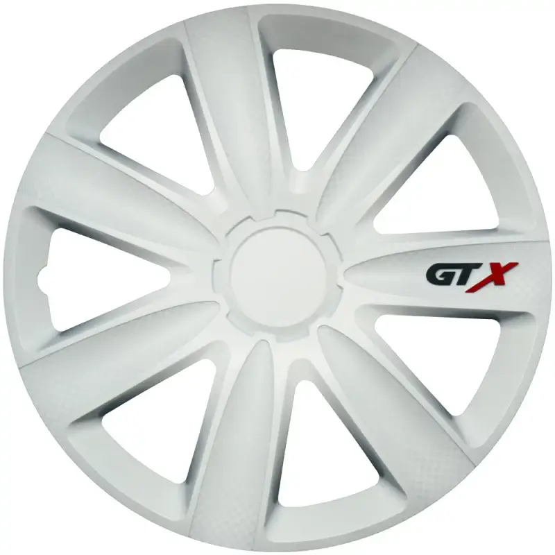 Set 4 capace roti auto Cridem GTX Carbon albe 16 inch Retur ușor