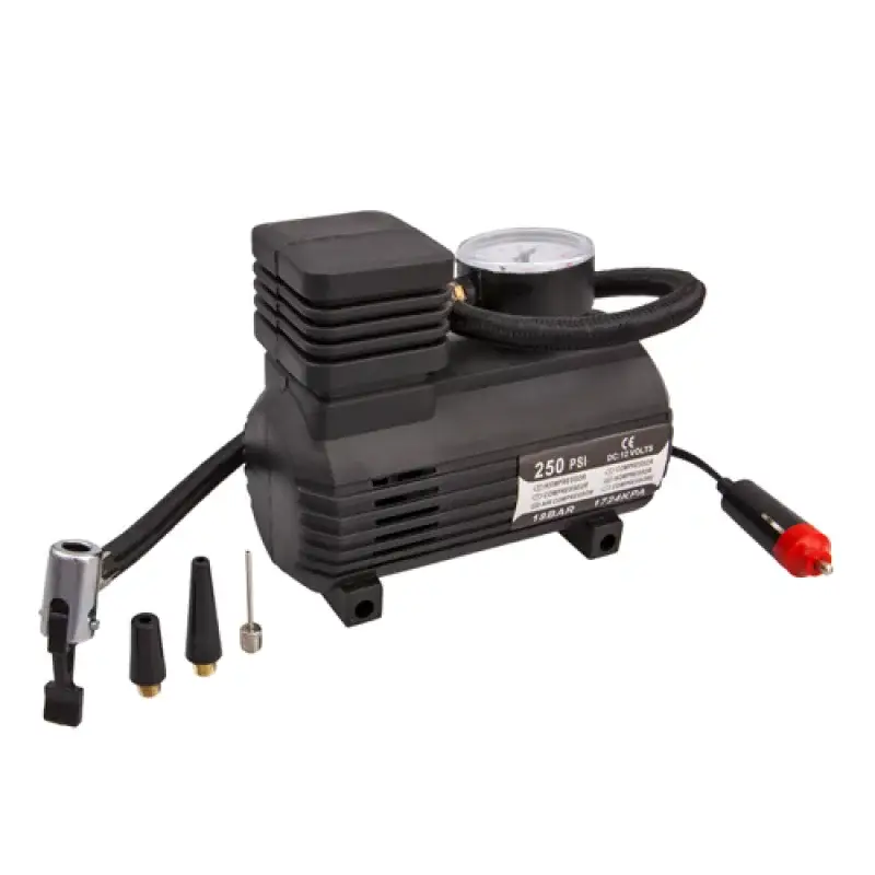 Compresor aer auto 12V 18 bar cu manometru si adaptoare 4Cars Plată sigură