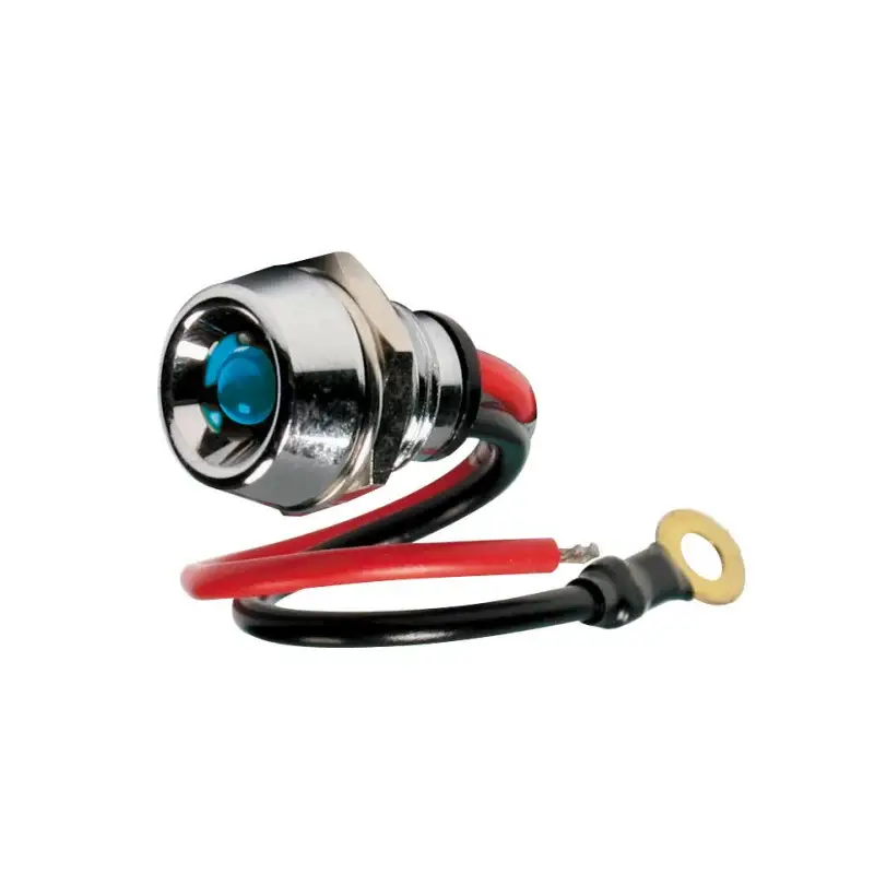 Discount Indicator luminos LED albastru 12/24V pentru panou, montaj Ø11,2 mm