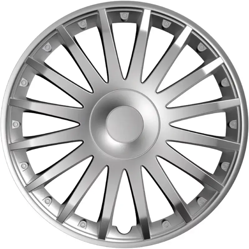 Popular Set capace roti auto Cridem Crystal argintii 13 inch, 4 bucati