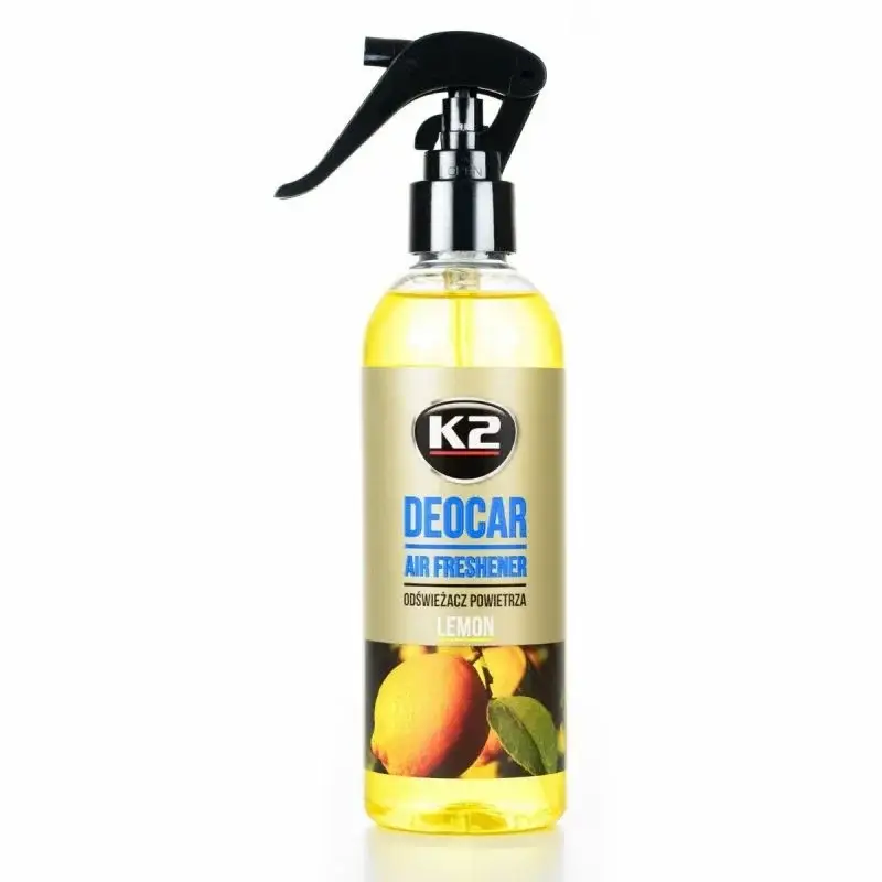 Odorizant auto si de interior K2 Deocar cu atomizor, lamaie, 250 ml Ofertă de sezon