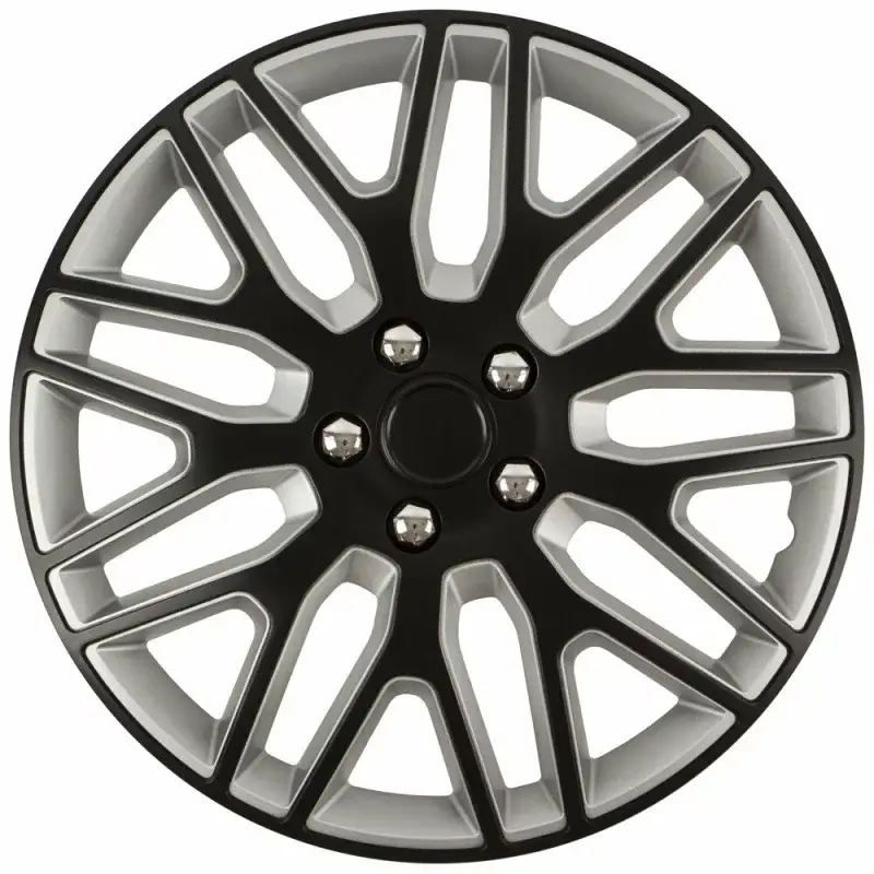 Set capace roti auto Cridem Dakar 17 inch, negru-argintiu, 4 bucati Cel mai bun preț