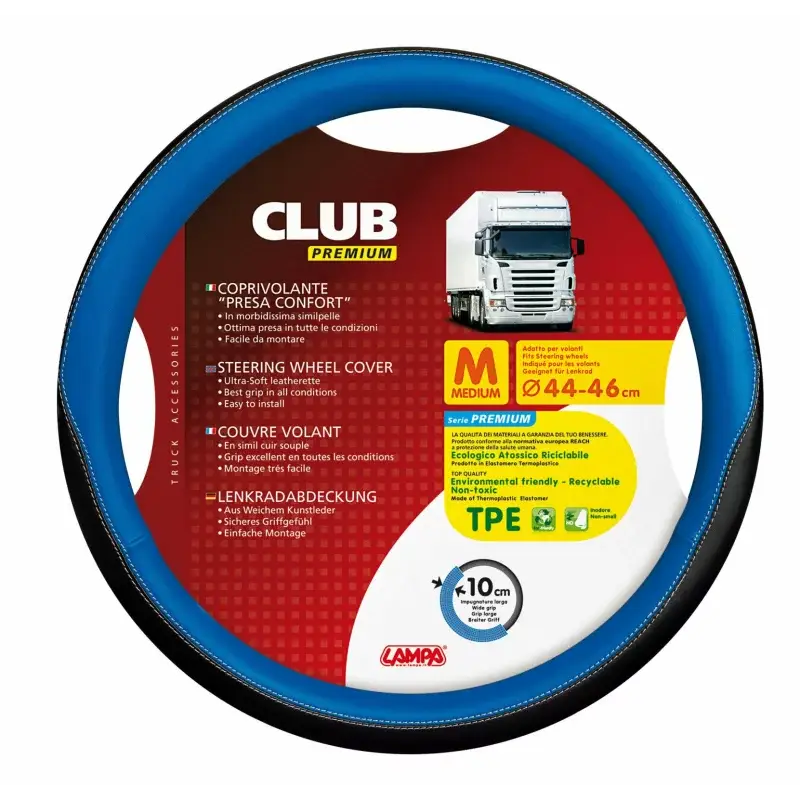 Preferatul clienților Husa volan camion premium albastra, marimea M, Ø 44-46 cm