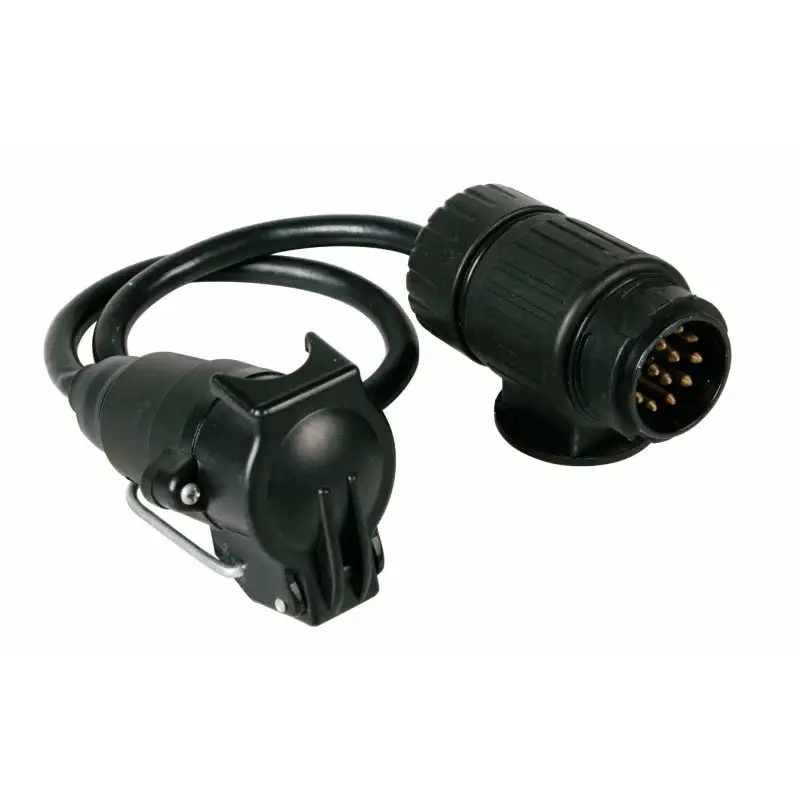 Ofertă de sezon Adaptor priza remorca 13 la 7 pini cu cablu 40 cm, 12V Lampa