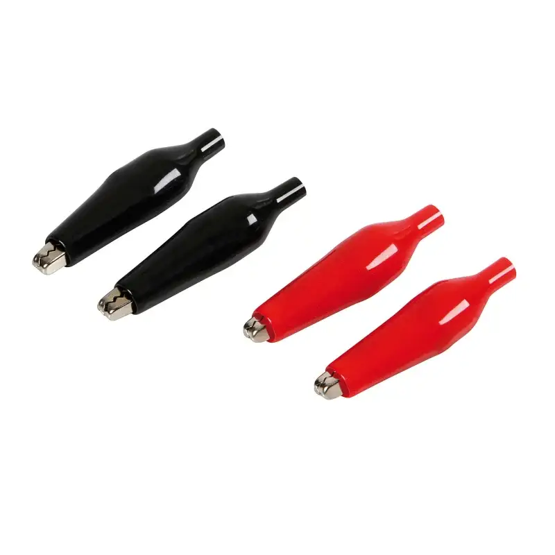 Doar azi Cleme de precizie pentru tester acumulator, Micro-Clips, 4 buc, 45 cm