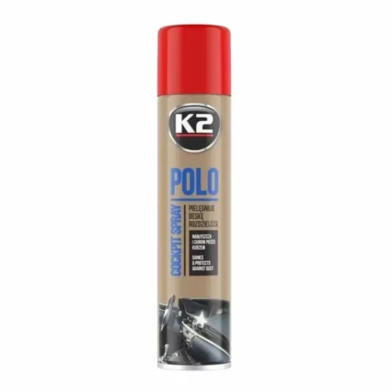 Reducere de preț Spray silicon pentru bord K2 Polo 300 ml, parfum căpșuni
