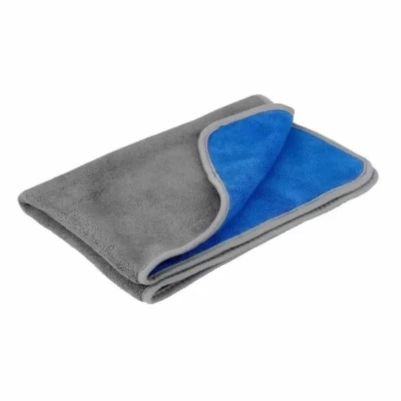 Calitate înaltă Lavetă din microfibră cu față dublă Premium 40x70 cm, gri/albastru