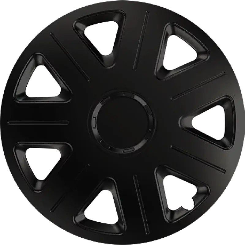 Plată sigură Set 4 capace roti auto Master negre 15 inch din ABS rezistent