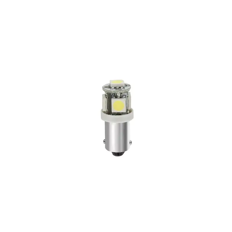 Set 2 becuri LED BA9s T4W 24/28V, 5 SMD, alb 6500K, Lampa Livrare rapidă