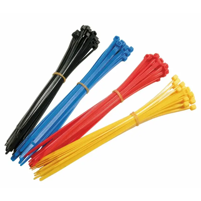 Noutate Coliere din plastic colorate 2,5 x 15 cm, set 100 bucati