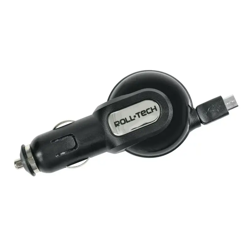 Încărcător auto micro USB Roll-Tech 500mA 12/24V cu cablu retractabil Vezi acum
