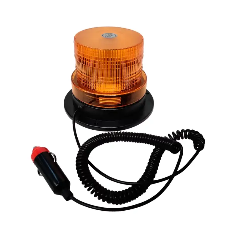 Reducere specială Girofar stroboscopic LED galben cu magnet și alimentare 12/24V