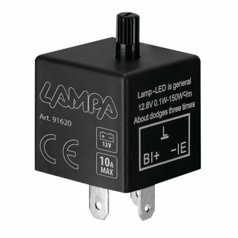 Releu electronic reglabil pentru semnalizatoare LED 12V 10A Lampa Retur gratuit