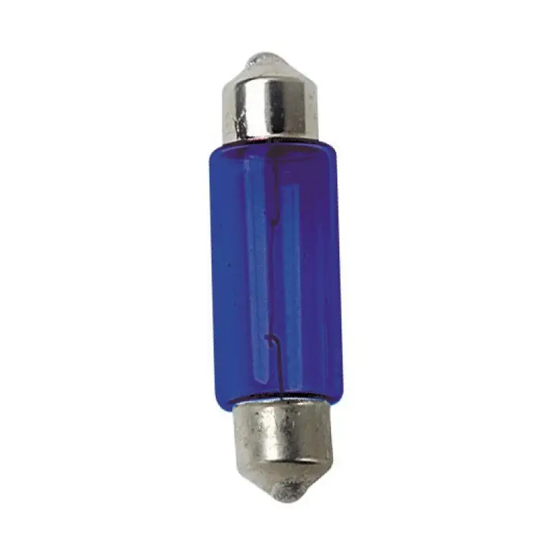 Set 2 becuri sofit 12V 10W albastre 11x35 mm SV8.5-8 pentru interior auto Retur ușor