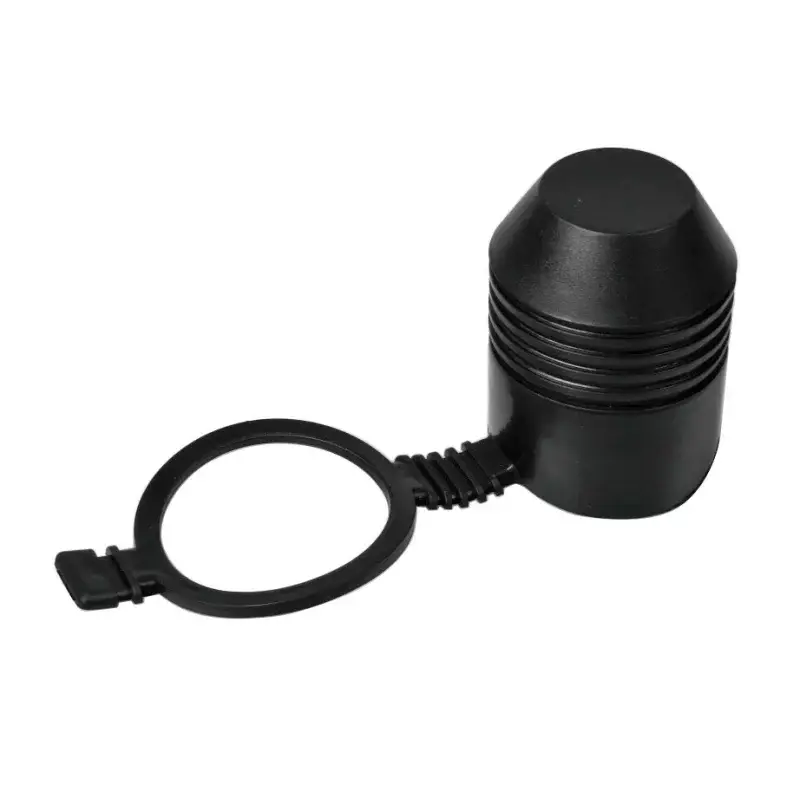 Livrare expres Capac protecție cârlig remorcare cu inel de siguranță, negru, PVC