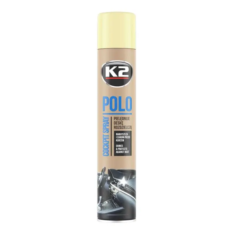 Preț mic Spray silicon pentru bord K2 Polo Vanilie 750 ml, protectie si luciu