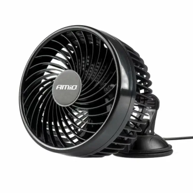 Reducere extra Ventilator auto 24V Amio 6 inch cu ventuza si 2 viteze