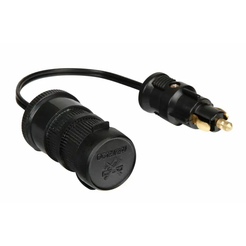 Adaptor priza bricheta DIN la standard 12/24V 8A cu capac antipraf Livrare expres