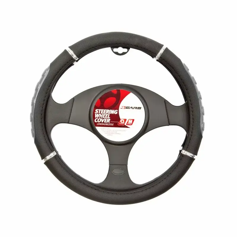 Ofertă limitată Manson volan sport universal 37-39 cm, negru/gri, aderenta sporita