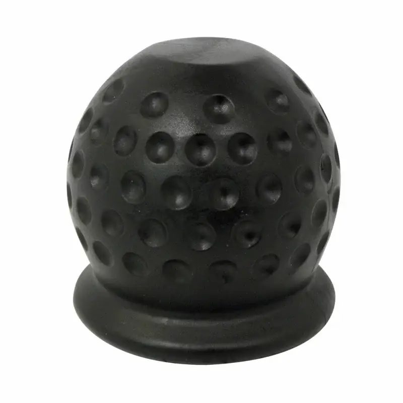 Livrare rapidă Ornament protectie carlig remorcare tip minge de golf, negru, PVC
