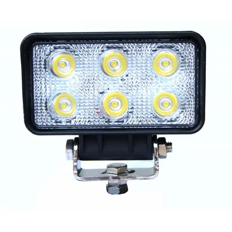Ofertă de sezon Proiector LED dreptunghiular 18W 12/24V din metal, impermeabil, Kamar